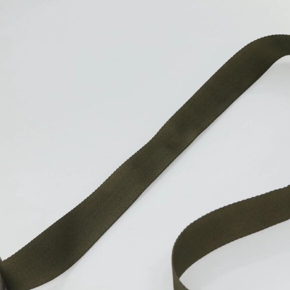 PRADA Shoulder Bag Nylon Khaki Silver Auth - Picture 11 of 16